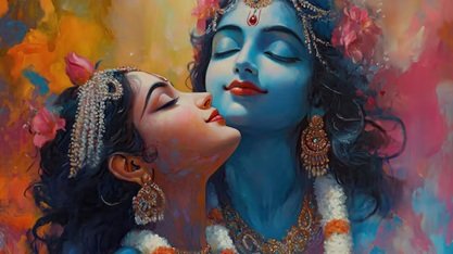 Radha Krishna AI Images